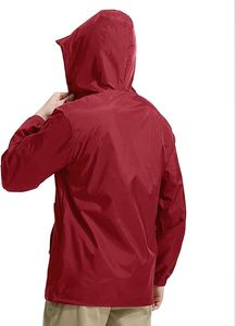 Chaqueta Cortavientos Larga de Invierno para Hombre, Diseño de Marca, con Capucha, Cuello Alto, Estilo Vintage, Transpirable y Ligera - Product Image 6