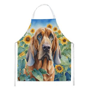 Bloodhound Sunflowers Unisex Large Multicolor Kitchen <b>Apron</b> for <b>Cooking</b> Baking Crafts Gardening-Adult Women and <b>Men</b> - Product Image 1