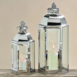 Farol de Vela de Acero Inoxidable y Vidrio de Diseño Personalizado, Acabado Dorado, Hecho a Mano para Decoración del Hogar y Bodas - Product Image 3