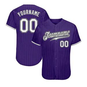 Camiseta de Béisbol Deportiva Nueva al por Mayor, Personalizada, 100% Poliéster, Impresión por Transferencia de Calor de Alta Calidad, Transpirable, Talla Grande - Product Image 1