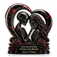 Plaque en acrylique personnalisée de forme sur mesure, ornement de table pour la décoration de la maison, cadeau souvenir