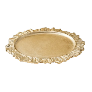 Plateau de service vintage en aluminium, design élégant pour la maison, les restaurants, plateau de service pour café, plateau décoratif couleur cuivre - Product Image 5