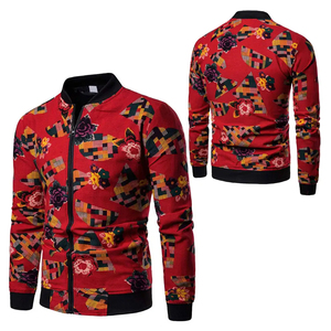 Chaqueta Bomber para Hombre, Estilo Urbano, Ecológica, Transpirable, Corte Regular, Cierre de Cremallera, Resistente al Viento, para Invierno, Frontal de Poliéster - Product Image 4