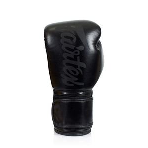 Guantes de Boxeo Fairtex Negros Personalizados de Alta Calidad para Muay Thai y Sanda, Ligeros, para Entrenamiento Profesional y Sparring - Product Image 4