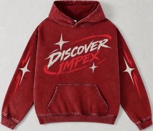 Hoodie surdimensionné personnalisé à faible MOQ, en coton épais, avec impression graphique sérigraphiée, délavage vintage, streetwear, pull à poche, unisexe, OEM ODM - Product Image 1