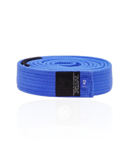 เข็มขัดบราซิลเลียนยิวยิตสูสีดำ ขาว น้ำเงิน โลโก้แบบกำหนดเอง สีต่างๆ - Product Image 1