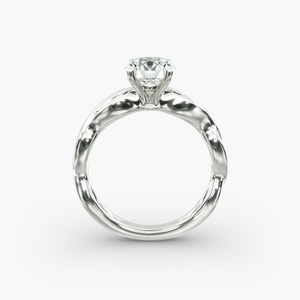 Premium 925 Sterling <b>Silver</b> Round Brilliant Cut Moissanite Engagement <b>Ring</b> Classic <b>Solitaire</b> Fine Jewelry Wedding Anniversary - Product Image 4