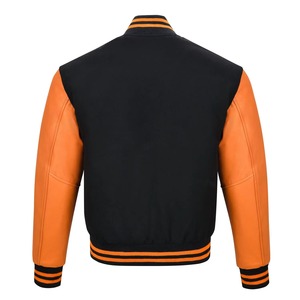 High Quality Varsity Jacket <b>Men</b> Chenille Embroidery Leather Jacket Custom Baseball Letterman Varsity winter jacket For <b>Man</b> - Product Image 3