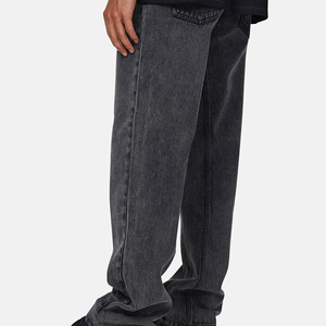 Pantalones Vaqueros Anchos de Mezclilla para Hombre, Estilo Casual, Retro, Clásico, Holgado, Hip Hop, Vintage - Product Image 6