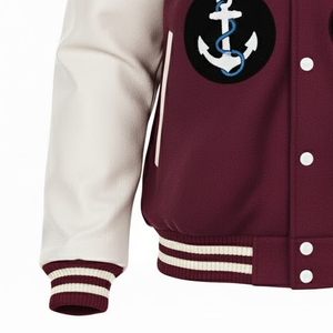 Premium Quality Cheap Price Men Varsity Jacket In Bulk Quantity Leather Sleeve Baseball Letterman Varsity Jacket For <b>Boys</b> - Product Image 4