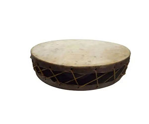 Tambor Chamánico de Piel de Oveja de 22 Pulgadas para Conexión Espiritual, Vibración y Sonido Mejorados para Práctica de Percusión - Product Image 4