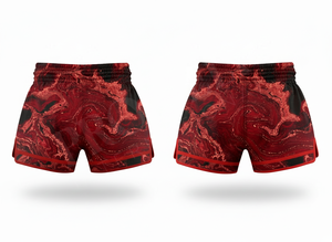 Shorts de Muay Thai à motif imprimé par sublimation sur toute la surface, style personnalisé, dernière tendance, pour entraînement de kick-boxing, sport de combat, shorts thaïlandais - Product Image 4