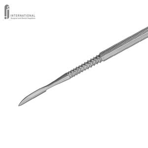 Espátula Plana Ergonómica Manual de Acero Inoxidable de Doble Punta, la Más Demandada, para Instrumentos Dentales Lecron - Product Image 6