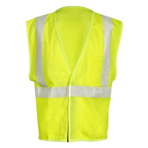 Gilet de sécurité en maille personnalisé avec logo imprimé, gilet de sécurité sur mesure pour vêtements de travail - Product Image 2