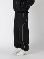 Ensemble de survêtement unisexe 2 pièces en nylon léger et oversize, coupe-vent streetwear personnalisé, vente en gros OEM