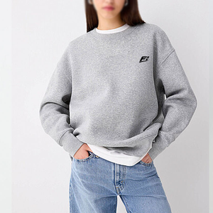 Women's Casual Loose Fit Crew Neck Sweatshirt with Decorative Embroidery Detail, <b>Long</b> <b>Sleeve</b> Pullover <b>Top</b> for Wholesale Apparel - Product Image 4
