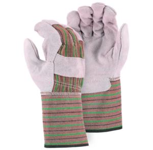 High Quality Canadian Rigger Safety Gloves Long <b>Cuff</b> Cowhide Split Leather Industrial Protective Working <b>Arm</b> CE Certified - Product Image 3