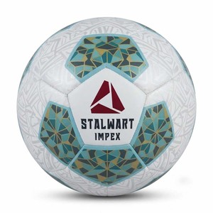 Balón de Fútbol Ligero Resistente al Agua Stalwart Impex con Diseño de Logotipo Personalizado, Balón de Fútbol Duradero con Impresión Serigrafiada para Entrenamiento - Product Image 2