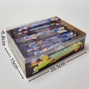 Bonbons gélifiés acidulés halal bicolores de haute qualité en gros, barres gélifiées sandwich en boîte - Product Image 6