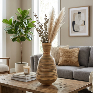 Jarrón Decorativo de Bambú Rústico Ecológico, Accesorios de Decoración para el Hogar al por Mayor, Buen Precio desde Vietnam - Product Image 5