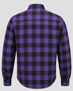 Chemise de motard en flanelle IRONXALES, manches longues, avec doublure en aramide et poches intérieures pour protections amovibles. - Product Image 3