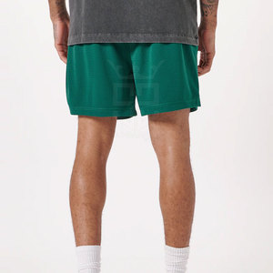 Servicio OEM, MOQ bajo, diseño personalizado, pantalones cortos de malla para hombre, nueva llegada, pantalones cortos de malla de color sólido para adultos - Product Image 5