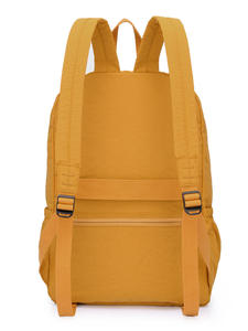 Sac à dos tactique jaune en toile pour la randonnée en plein air, imperméable, pliable, décontracté et tendance - Product Image 4