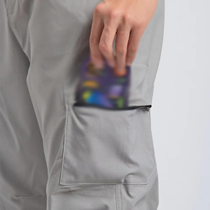 Men's Plus Size Long Breathable Quick Dry <b>Cargo</b> Pants Elastic Waist Zip Fly Regular Fit Solid Gray Outdoor Hiking Multiple - Product Image 5