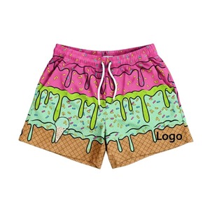 Summer Breathable Double <b>Layer</b> Sublimation 100% Polyester Jogger Gym Blank Men Basketball Custom Sublimated Mesh Shorts for Men - Product Image 1