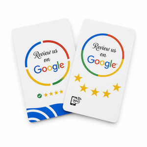 Carte de visite intelligente NFC en PVC OEM ODM avec code QR pour avis Google – Fournisseur en gros d'usine - Product Image 3