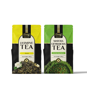 Té de Jazmín Vietnamita para Exportación al por Mayor, Sin Aditivos, Té de Sabor para Tiendas de Té, Matcha Genmaicha, Marca Cozy Premium - Product Image 1
