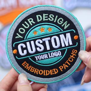 Patch brodé personnalisé, patchs logo personnalisés, patch logo thermocollant - Product Image 2