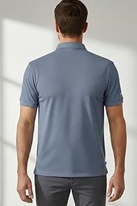 เสื้อโปโลกีฬากลางแจ้งสำหรับผู้ชาย ระบายอากาศได้ดี ซับเหงื่อ แห้งเร็ว ผลิตจากผ้าโพลีคอตตอน รับสกรีนโลโก้สำหรับฤดูร้อน - Product Image 2