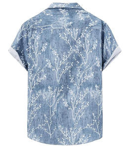 Camiseta de Alta Calidad Premium con Estampado Personalizado, 100% Poliéster Tejido, Hombros Caídos, Manga Corta, Transpirable, Casual, Urbana, para Hombre - Product Image 5