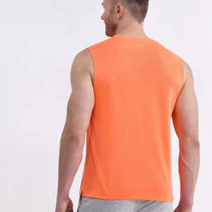 Hawk Eye Sports 2026 – Nouveau débardeur tricoté sans manches à col rond pour homme, couleur unie, décontracté, respirant et écologique - Product Image 3