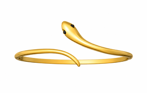 Brazalete Serpiente Envolvente Chapado en Oro de 18k Plata de Ley 925 Ajustable Joyería Minimalista de Moda Regalo para Mujer - Product Image 6