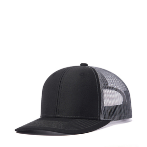 2024 Custom Wholesale Plain Blank Style 6 Panels Mesh Trucker Cap Without Logo - Product Image 2