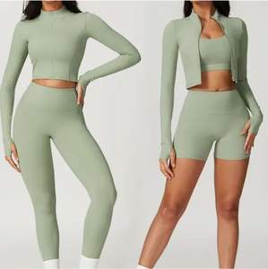 Leggings Deportivos Sin Costuras para Mujer, Pantalones de Yoga y Gimnasio de Alto Rendimiento con Empaque y Servicio de Logotipo Personalizados - Product Image 1