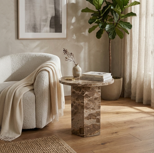 Factory Natural <b>Marble</b> Side <b>Table</b> For B2B India and Wholesale - Product Image 2