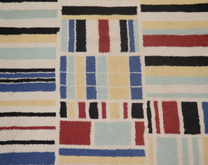 Alfombra Afgana Oushak Personalizable, Multicolor, Tejida en Algodón, Resistente a las Manchas, Acolchada, Moderna, Hecha a Mano, para Oración o Picnic - Product Image 6