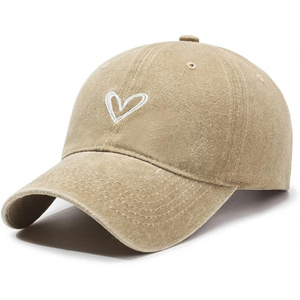 Casquette de baseball décontractée à 5 panneaux en coton lavé vintage, respirante et imperméable, effet vieilli, profil bas, sangle réglable, style décontracté - Product Image 1