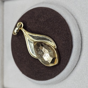 Pendentif de créateur classique en argent sterling 925 pour femmes Excellente qualité Pyrite Gemstone Handmade Diamond Unique Children - Product Image 3