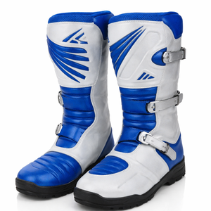 รองเท้าบูทขี่ม้าผจญภัยสำหรับผู้ชายพร้อมโลโก้แบบกำหนดเอง |   กันน้ำ |   รองเท้าขี่มอเตอร์ไซค์มาตรฐาน CE สำหรับการเดินทางแบบออฟโรด | - Product Image 4