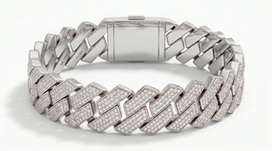 Pulsera de Diamantes de Corte Brillante Redondo, Clásica para Mujer, Unisex, Diamantes Naturales y Cultivados en Laboratorio - Product Image 1