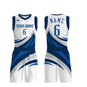 New Custom Team Basketball Uniform Front Logo 3D Embroidery Wholesale Good Quality Breathable Quick Dry 100% Polyester Garment - Product Image 4
