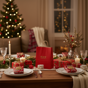 Sacchetto Regalo in Carta 31x15x41 Cm Rosso - Product Image 2