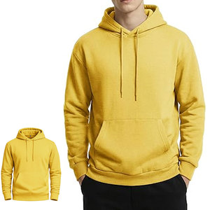 Mens Womens Casual Fleece Hoodie with Kangaroo Pocket Midweight Cotton Polyester Hooded Sweatshirt Custom Printing Embroidery - Product Image 1