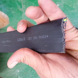 Câble plat festonné basse tension CMK 750V 16 AWG GI, haute flexibilité, transmission de puissance durable, courant nominal 10A pour utilisation en ascenseur - Product Image 2