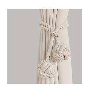Rope Curtain Ticback New Tassel Knot Curtain Strap <b>Tieback</b> Holder Clips Curtains Hand Ticback - Product Image 6