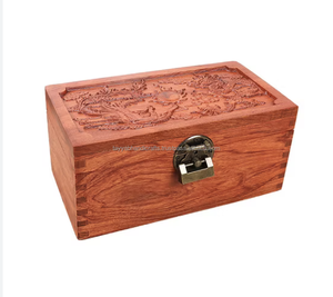 Custom Design Laser Engraving logo <b>Wooden</b> Storage Luxury Box Wood Box Large Decorative <b>Wooden</b> Storage Box - Product Image 6